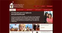 Desktop Screenshot of fundacionronald.cl